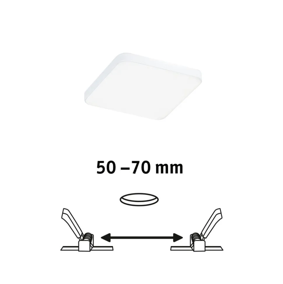 Paulmann Veluna Edge IP44 4000K dimmer 9x9cm