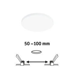 Paulmann Veluna Edge LED inbouw IP44 4.000K Ø 12cm