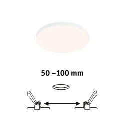 Paulmann Veluna Edge LED inbouw IP44 3.000K Ø 12cm