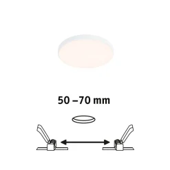 Paulmann Veluna Edge LED inbouw IP44 3.000K Ø 9cm