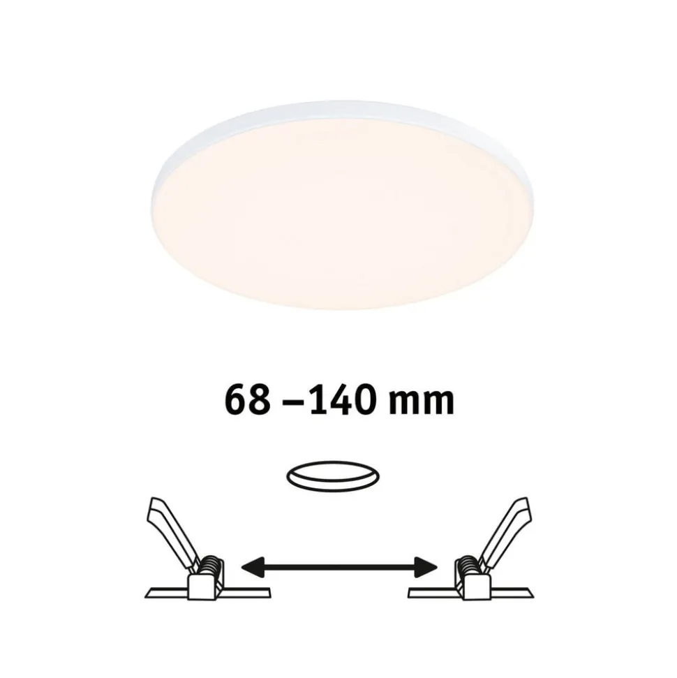 Paulmann Veluna Edge LED inbouw IP44 3.000K Ø 16cm