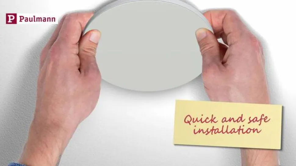 Paulmann Veluna Edge LED inbouw IP44 3.000K Ø 16cm