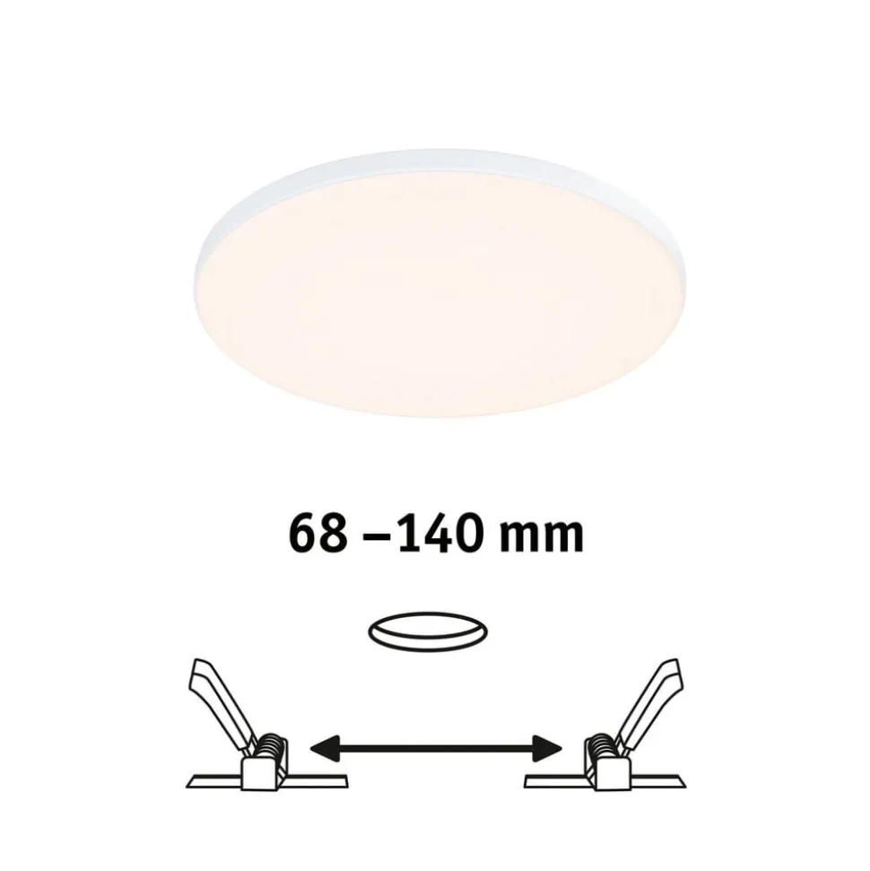 Paulmann Veluna Edge LED inbouw IP44 3.000K Ø 16cm