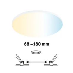 Paulmann Veluna Edge ZigBee CCT rond Ø 20cm