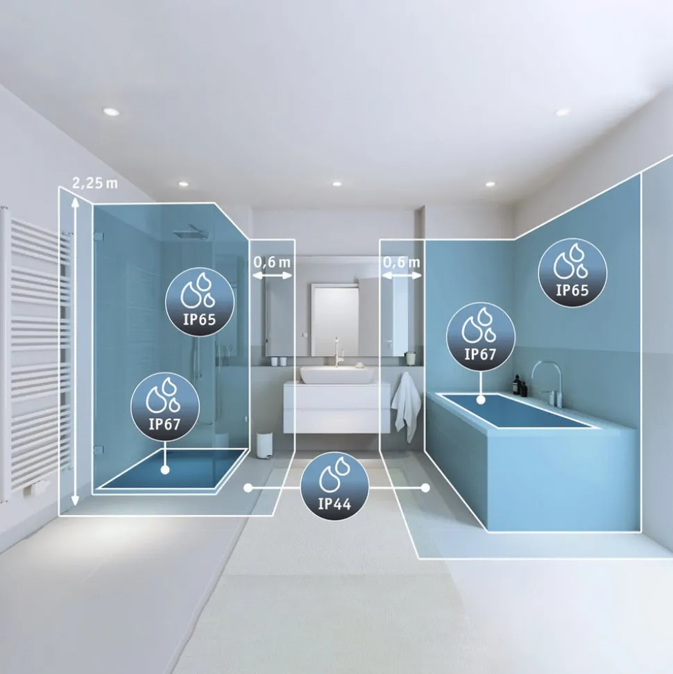 Paulmann Veluna Edge ZigBee CCT hoekig 20x20 cm