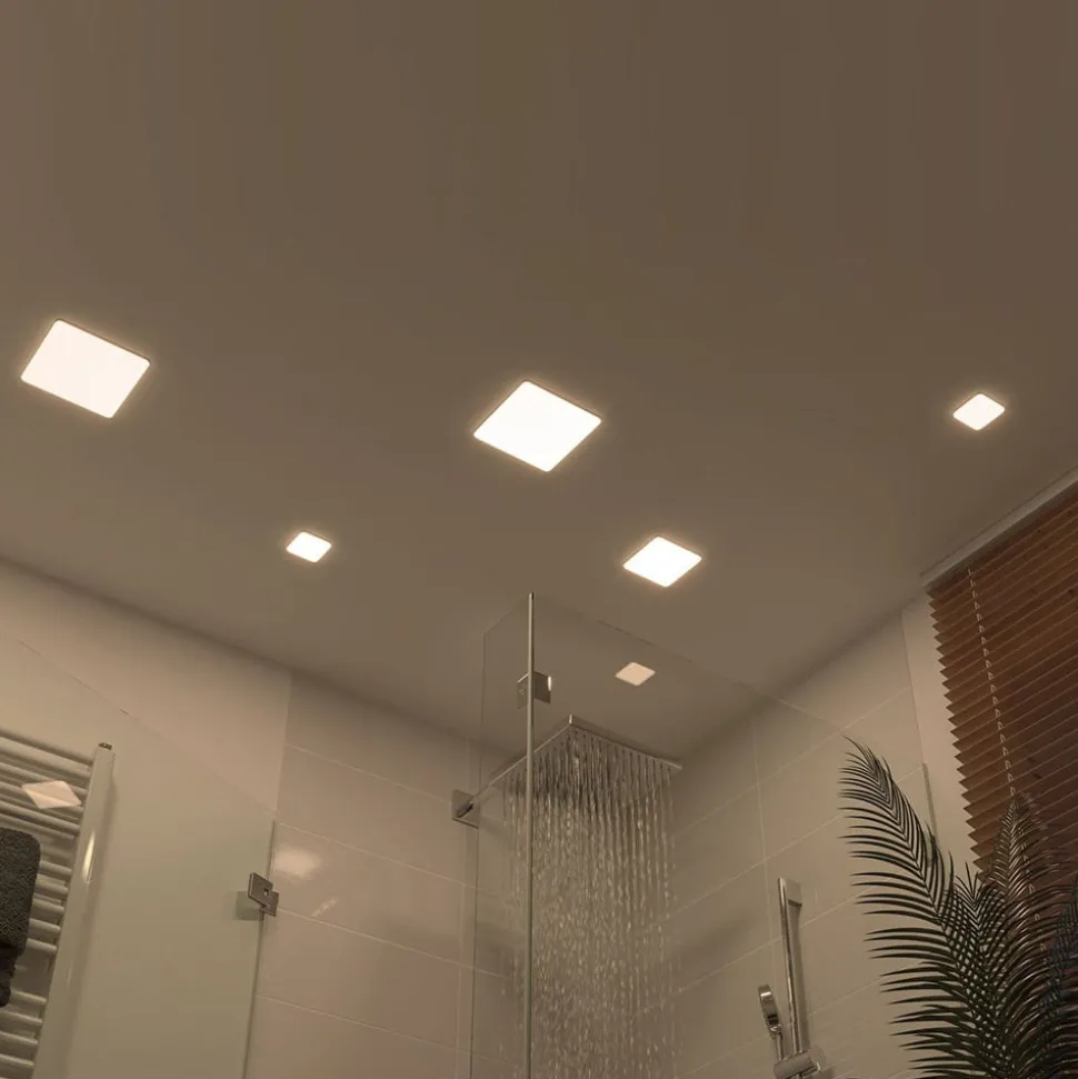 Paulmann Veluna LED inbouwlamp 4.000K 7,5x7,5