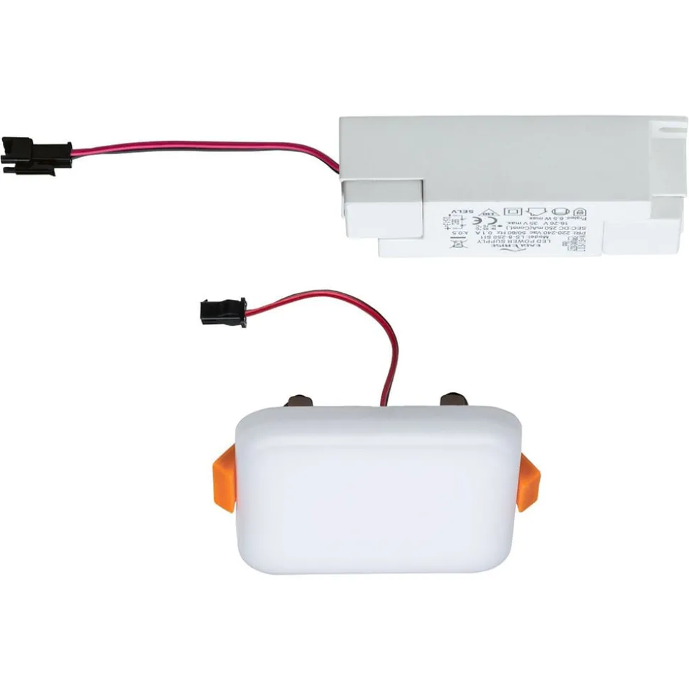 Paulmann Veluna LED inbouwlamp 4.000K 7,5x7,5