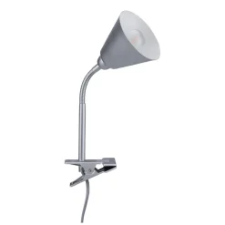 Paulmann Vitis klemlamp, grijs
