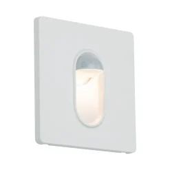 Paulmann Wall inbouwlamp met sensor, wit hoekig