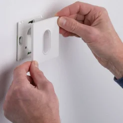 Paulmann Wall inbouwlamp met sensor, wit hoekig