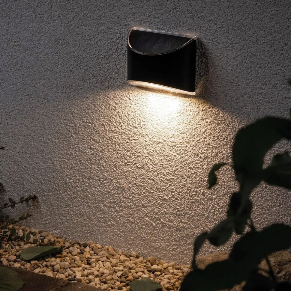 Paulmann wandlamp op zonne-enerige Elliot met accu