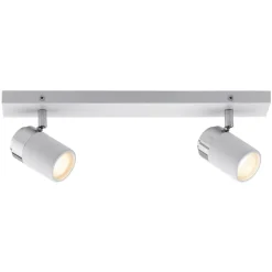 Paulmann Zyli plafondspot wit/chroom 2-lamps