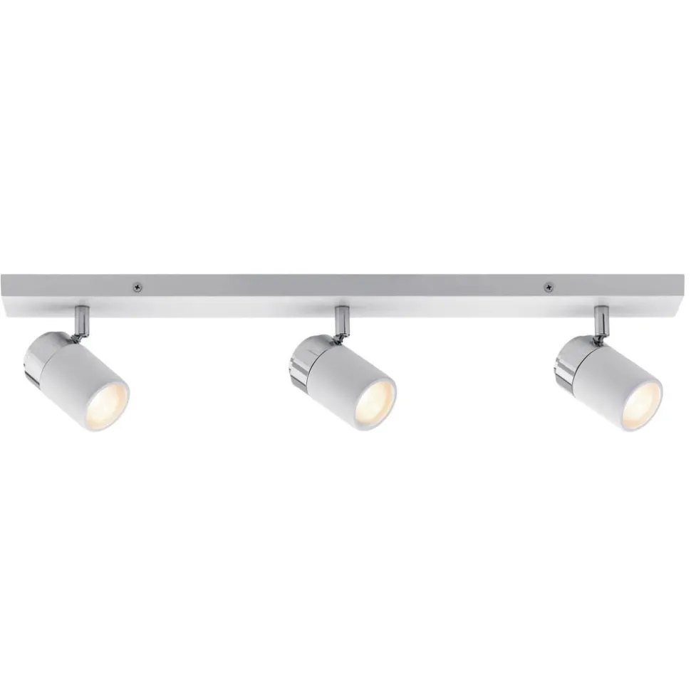 Paulmann Zyli plafondspot wit/chroom 3-lamps