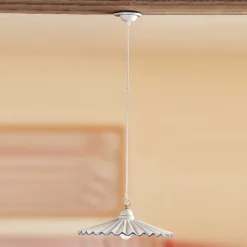 Pendellamp PIEGHE met landhuislook, 43 cm