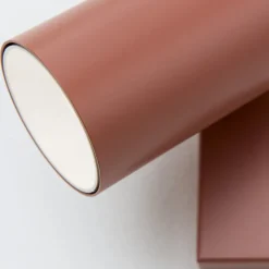 Penn plafondspot, koraalrood, lengte 60 cm, aluminium