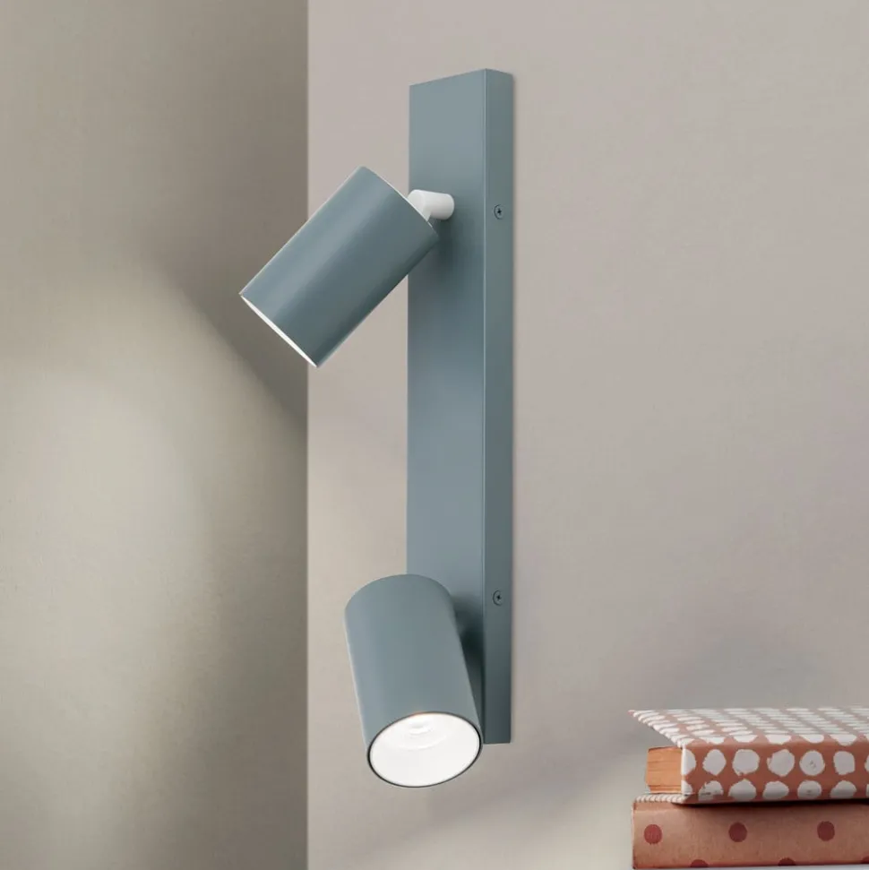 Penn plafondspot, lichtgroen, lengte 35 cm, aluminium