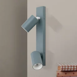 Penn plafondspot, lichtgroen, lengte 35 cm, aluminium