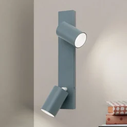 Penn plafondspot, lichtgroen, lengte 35 cm, aluminium