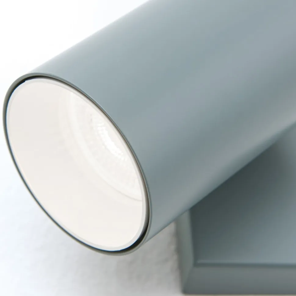 Penn plafondspot, lichtgroen, lengte 35 cm, aluminium