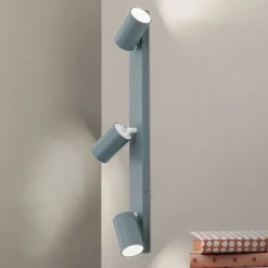 Penn plafondspot, lichtgroen, lengte 60 cm, aluminium