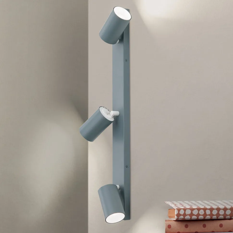 Penn plafondspot, lichtgroen, lengte 60 cm, aluminium