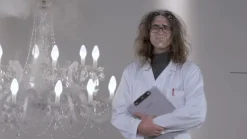 Per app bestuurbare kroonluchter Drylight v. buit.