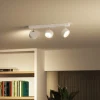 Philips Bracia LED plafondspot 3-lamps, wit