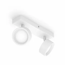 Philips Bracia LED plafondspot 2-lamps, wit