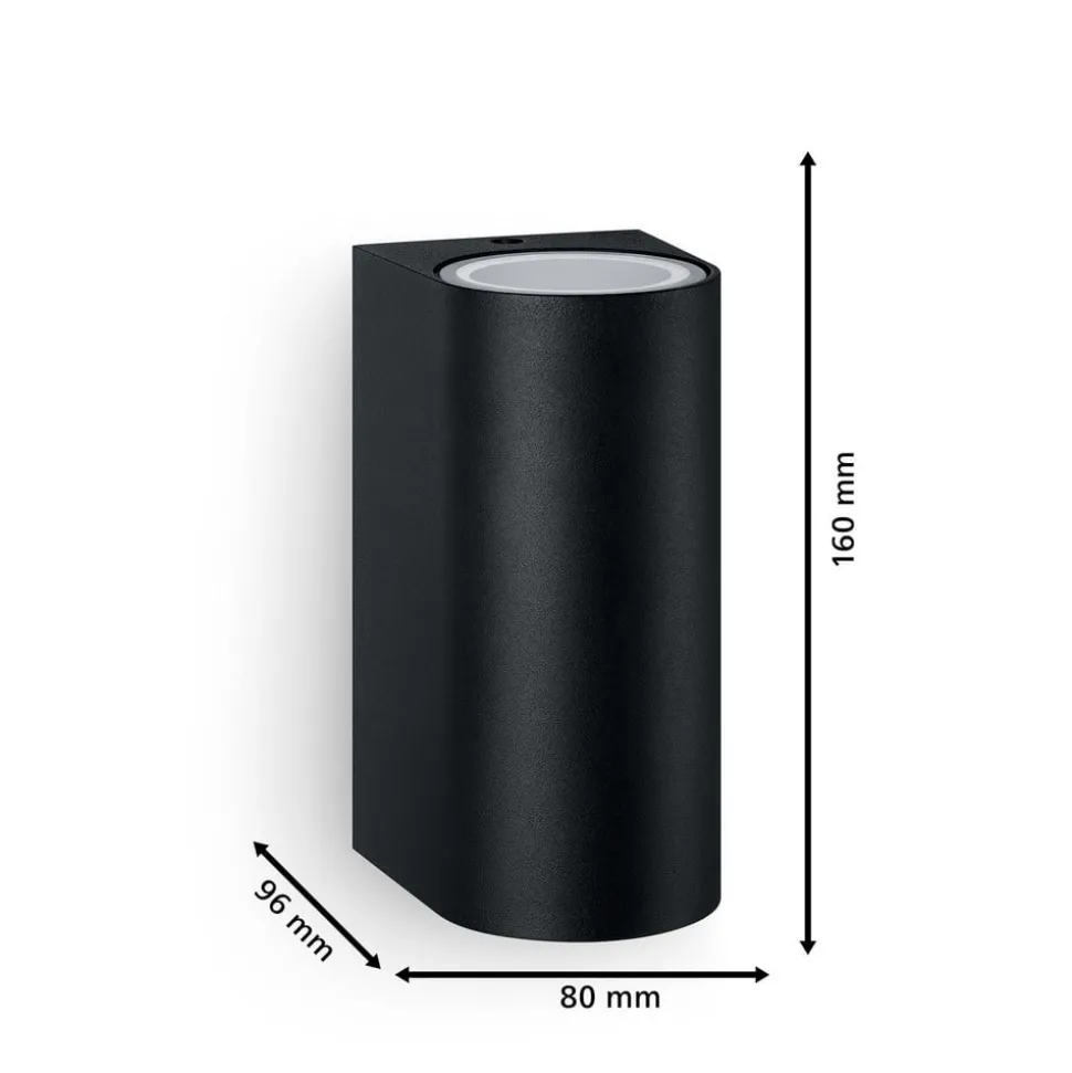 Philips buitenwandlamp Nightingale, 2-lamps