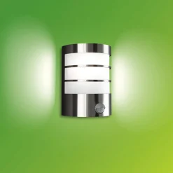 Philips Calgary buitenwandlamp rvs sensor