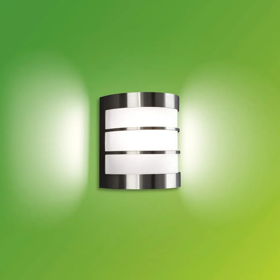 Philips Calgary buitenwandlamp roestvrijstaal