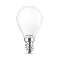 Philips Classic LED lamp E14 P45 6,5W 2.700K mat