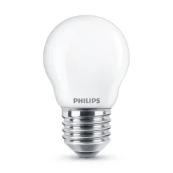 Philips Classic LED lamp E27 P45 6,5W mat 4.000K