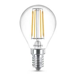 Philips Classic LED lamp E14 P45 4,3W helder 4.000K
