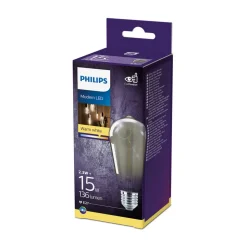 Philips Classic LED lamp smokey E27 ST64 2,3W