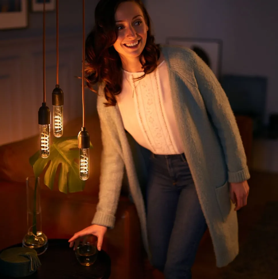 Philips Classic T32 goud LED lamp E27 4W