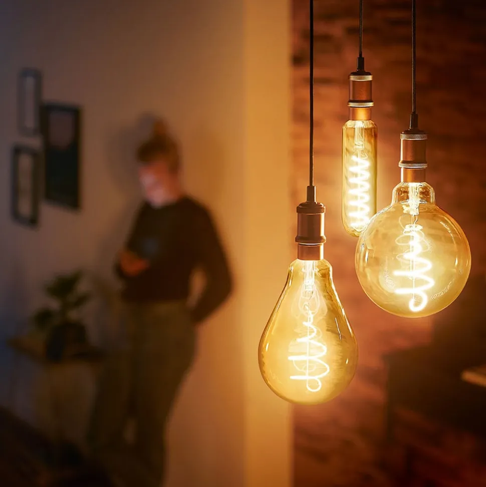 Philips Classic T32 goud LED lamp E27 4W