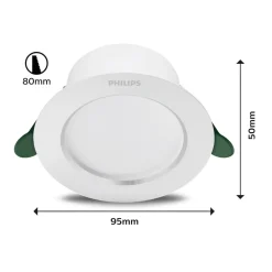 Philips Diamond Cut LED spot Ø9,5cm 360lm/2W 840