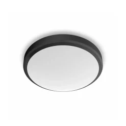 Philips Doris LED plafondlamp 2700K zwart Ø28cm