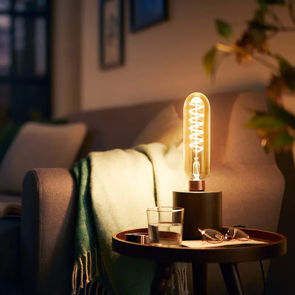 Philips E27 Giant buislamp 7W goud dimbaar.