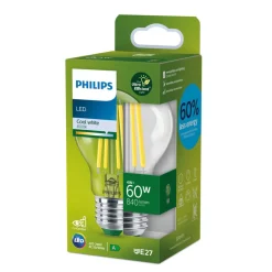 Philips E27 LED lamp A60 4W 840lm 4.000K helder