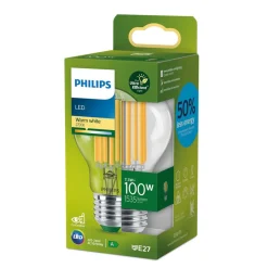 Philips E27 LED lamp A60 7,3W 1535lm 2.700K helder