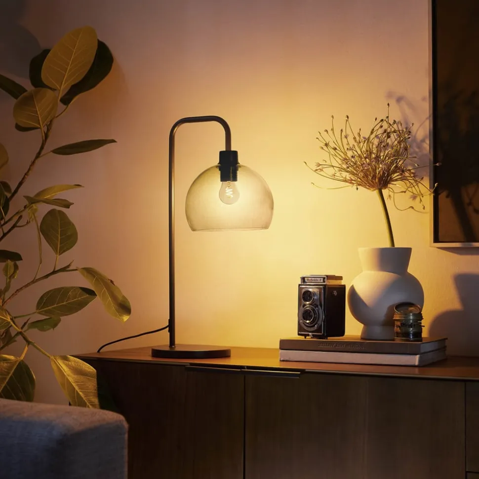 Philips E14 LED lamp G45 3W dimbaar 2.200K goud