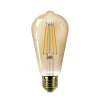 Philips E27 LED lamp rustiek ST64 3,1W 1800K goud
