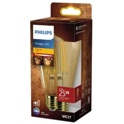 Philips E27 LED lamp rustiek ST64 3,1W 1800K goud