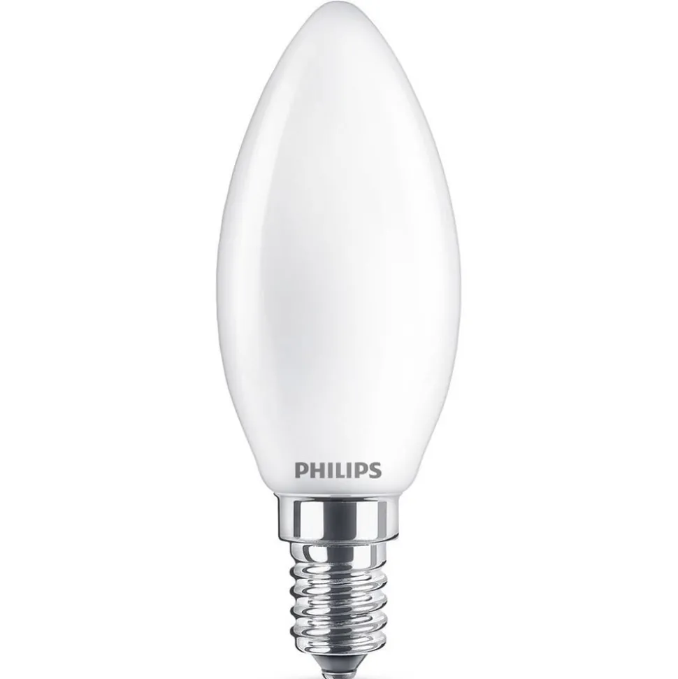 Philips E14 2,2W 827 LED kaarslamp, mat