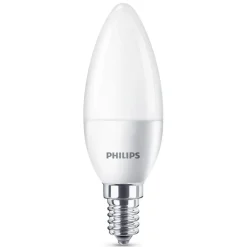 Philips E14 4,3W 840 LED kaarslamp mat