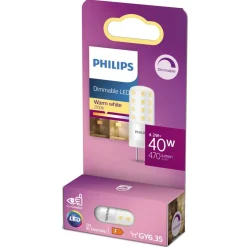 Philips GY6.35 LED stiftlamp 4,2W 827 dim