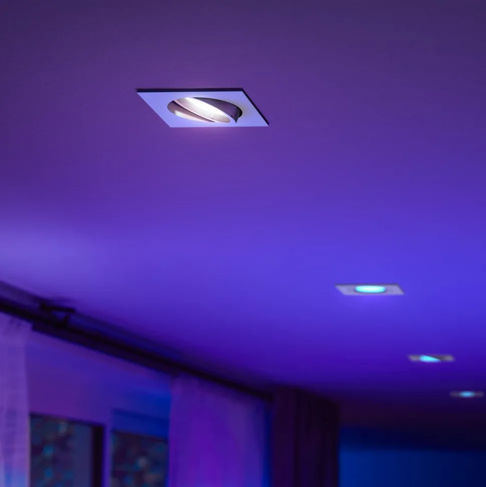 Philips Hue Centura LED inbouwspot hoekig, wit