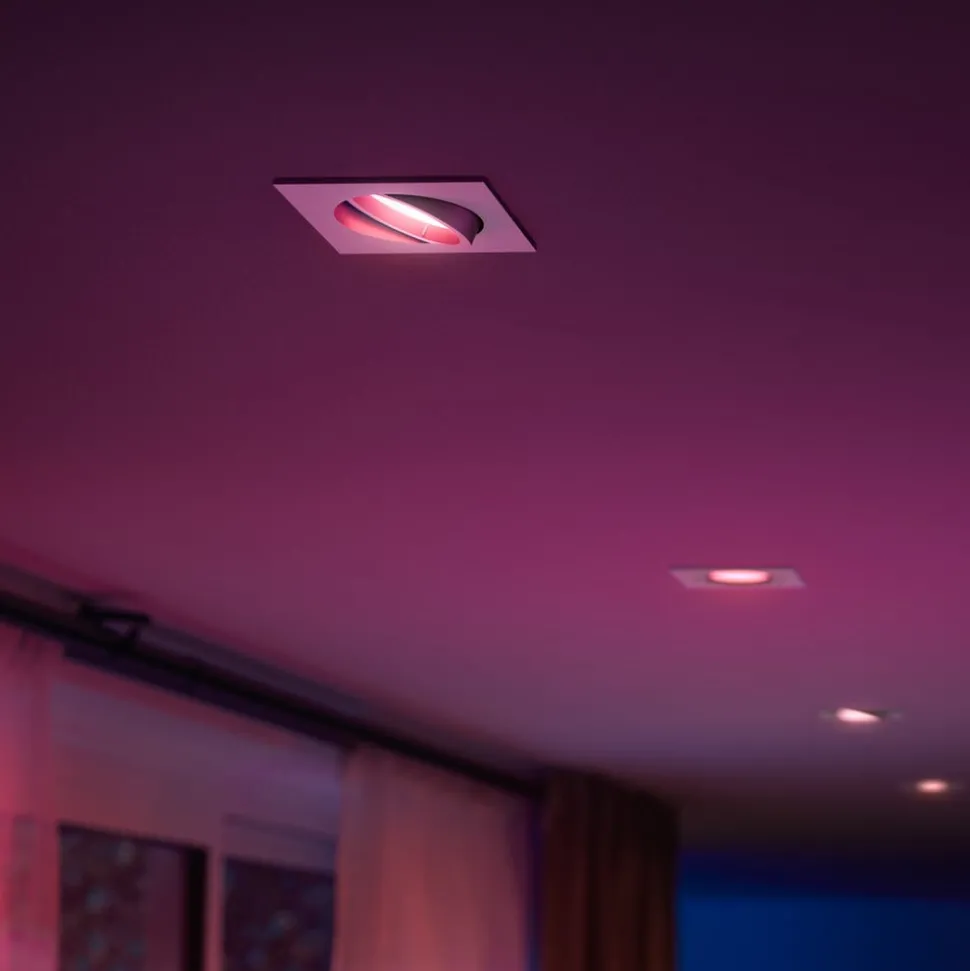 Philips Hue Centura LED inbouwspot hoekig, wit